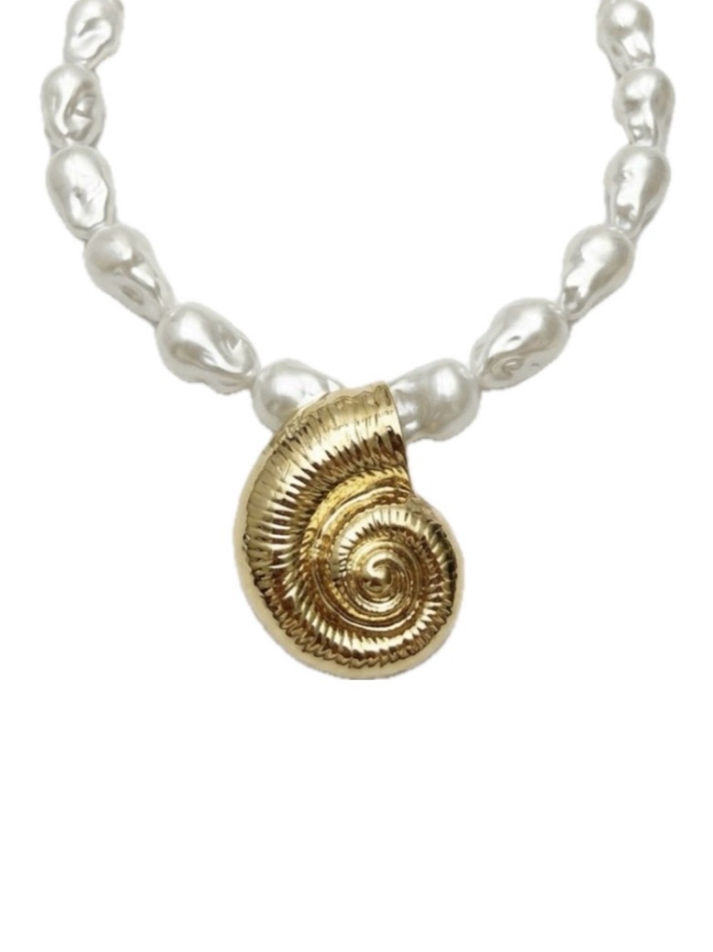 NWT ⚜️🐚⚜️ House of Harlow 1960 SEA SHELL PEARL NECKLACE